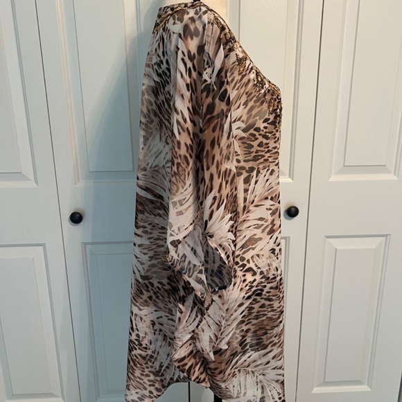 LIKE NEW, MIRACLESUIT EMBELLISHED COVER UP - Picture 5 of 9